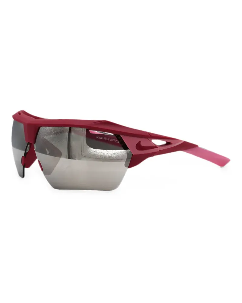 Nike Hyperforce Sonnenbrille mit geometrischem Gestell - Rosa Rosa