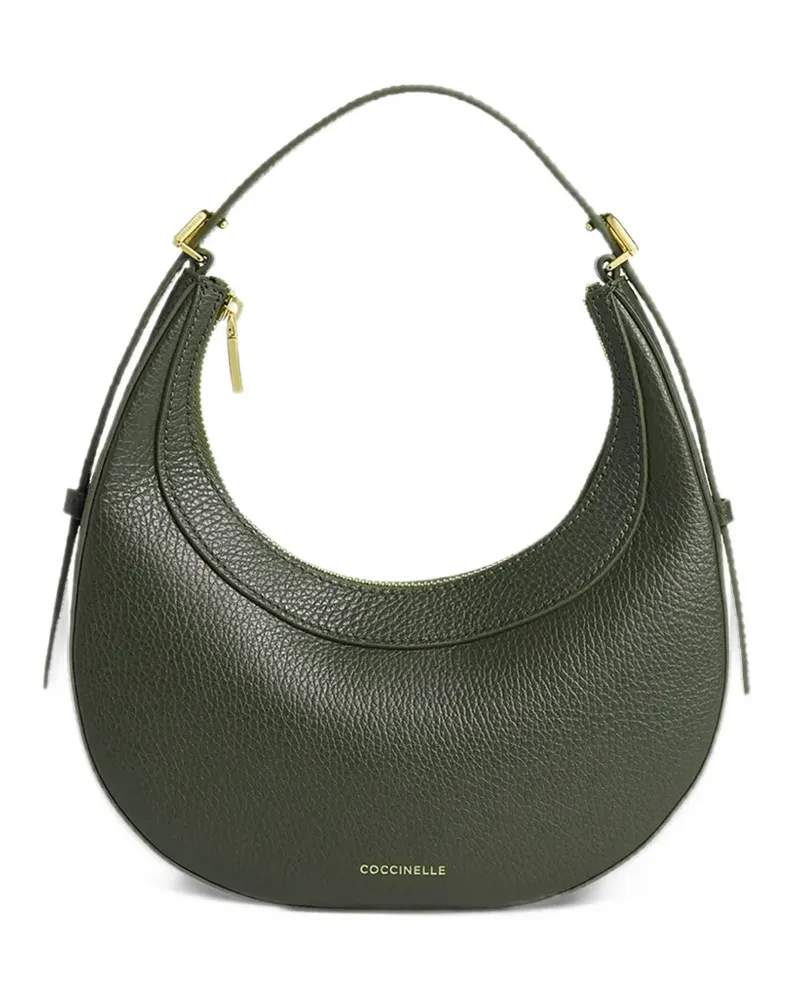 Coccinelle Mini Whisper grainy leather tote bag - Grün Grün