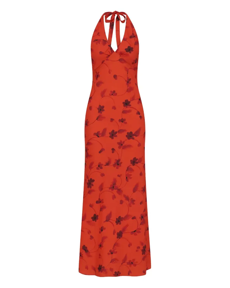 Faithfull The Brand Rosa Maxikleid - Rot Rot