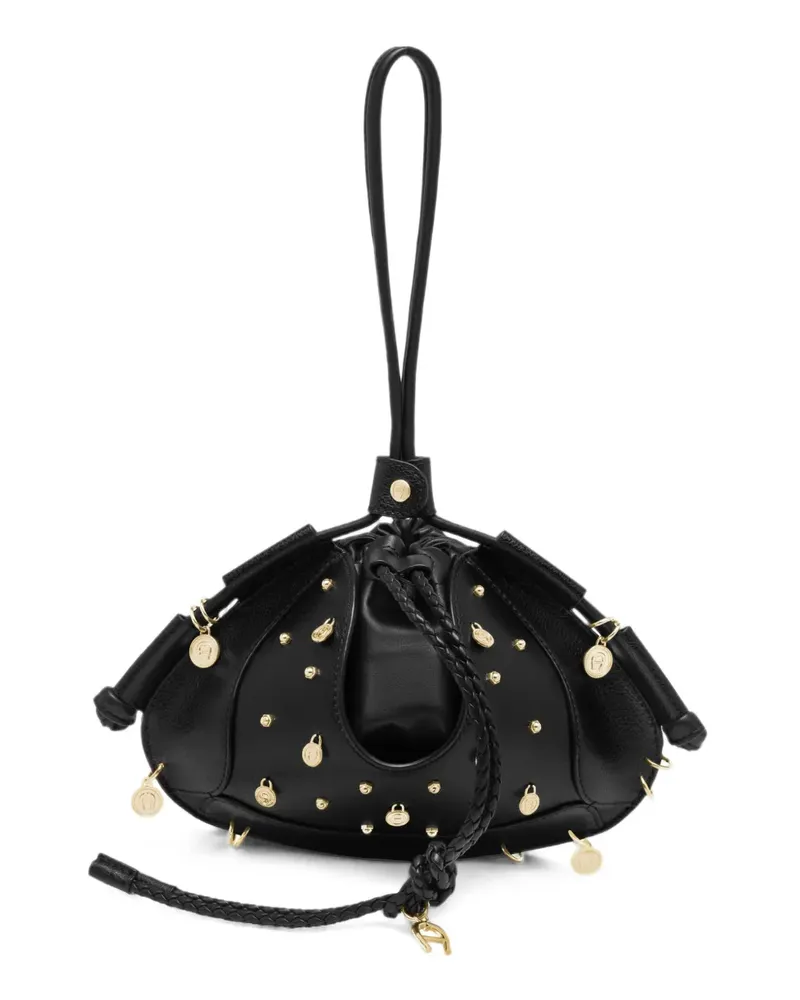 Aigner extra-small Castella Preziosa Evening tote bag - Schwarz Schwarz