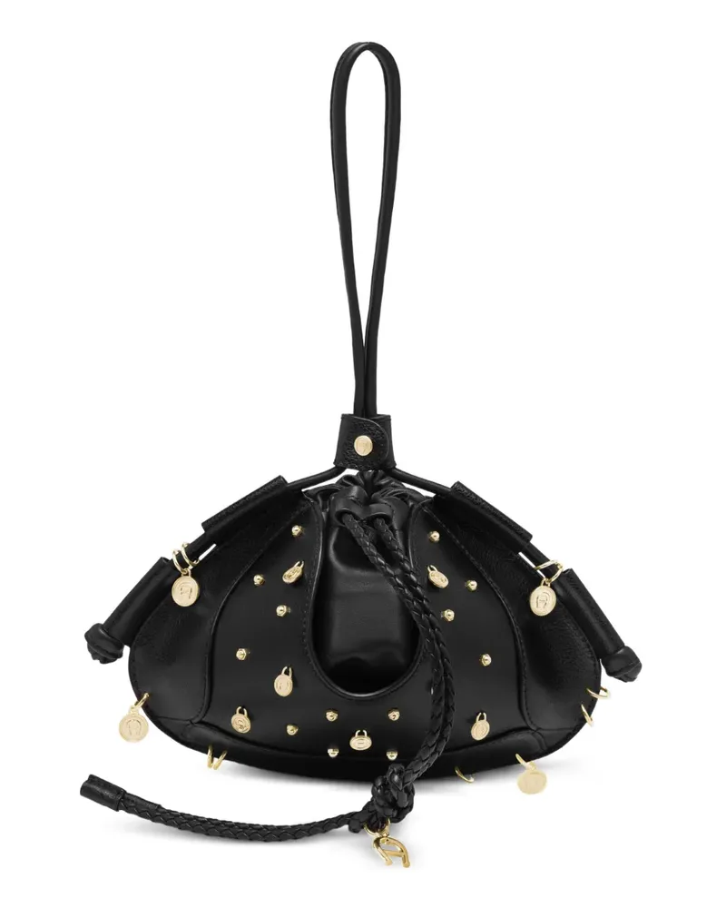 Aigner Extrakleiner Castella Preziosa Evening Tote Bag - Schwarz Schwarz