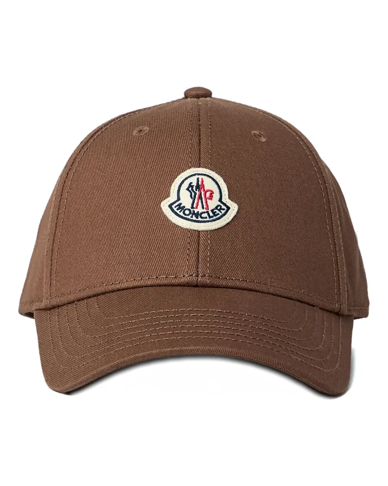 Moncler logo-patch baseball cap - Braun Braun