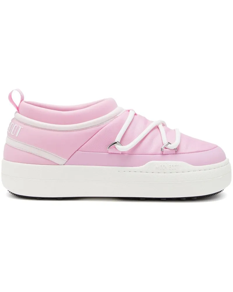 Moon Boot Park Icon Sneakers mit Logo-Print - Rosa Rosa