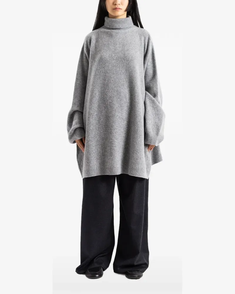 Sofie D'Hoore Oversized-Pullover mit Stehkragen - Grau Grau