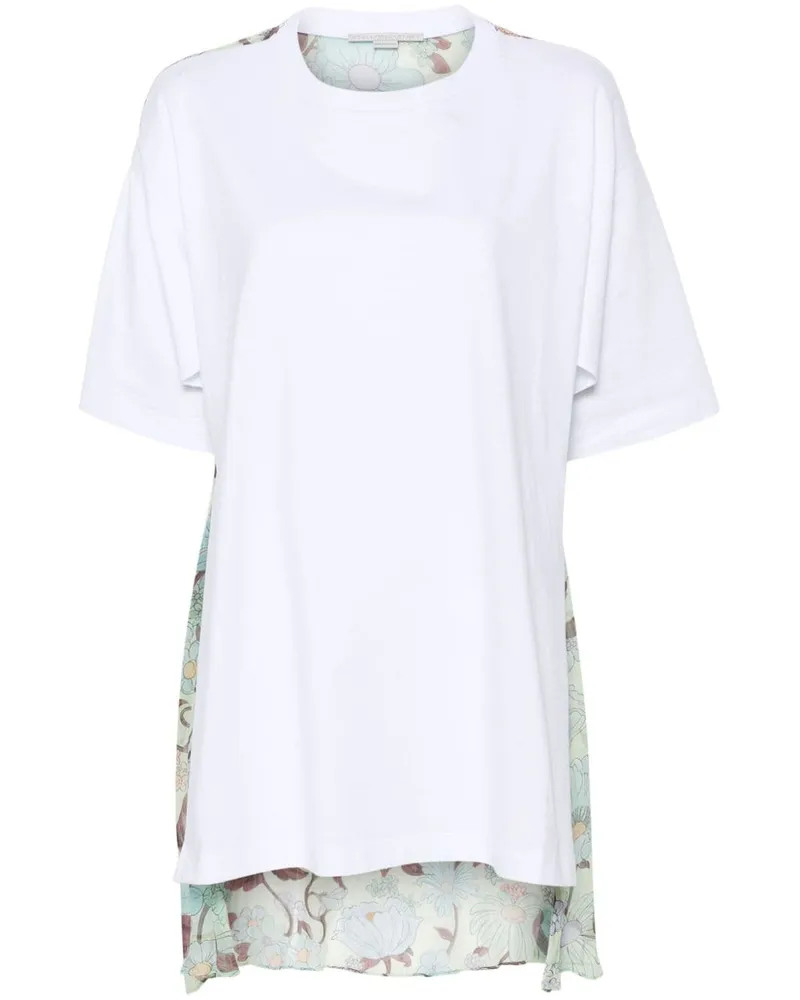 Stella McCartney T-Shirt mit Blumen-Print - Grün Grün