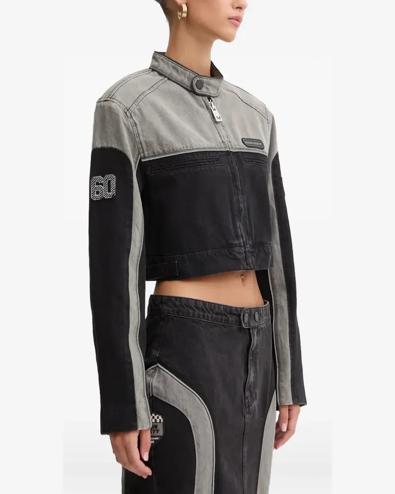 Miss Sixty colourblock long-sleeve jacket - Schwarz Schwarz