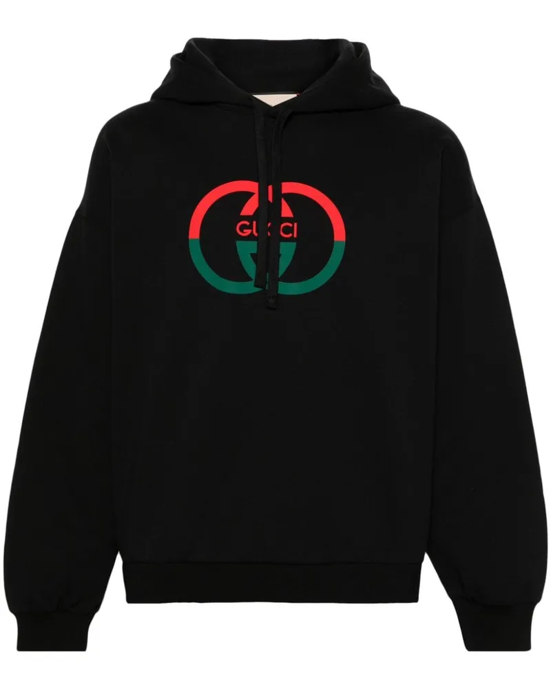 Gucci Hoodie mit GG-Print - Schwarz Schwarz