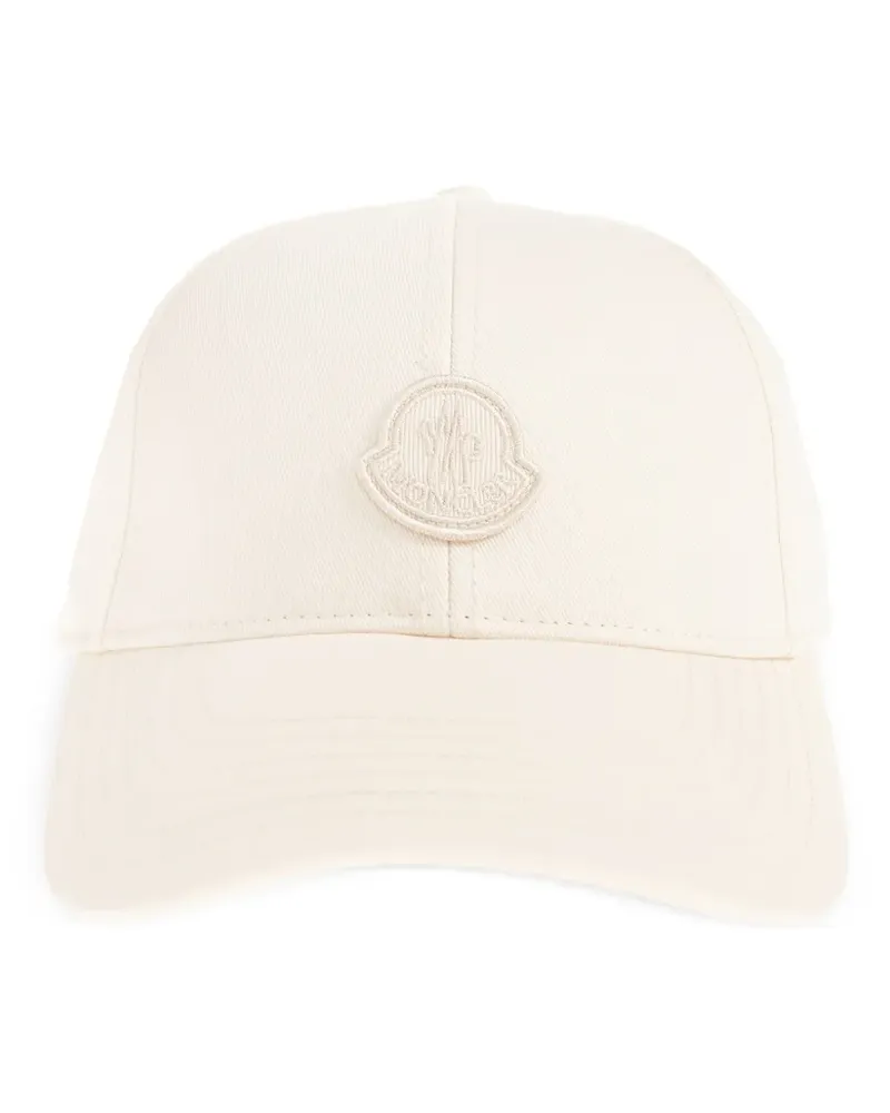 Moncler Mütze mit Logo-Patch - Nude Nude