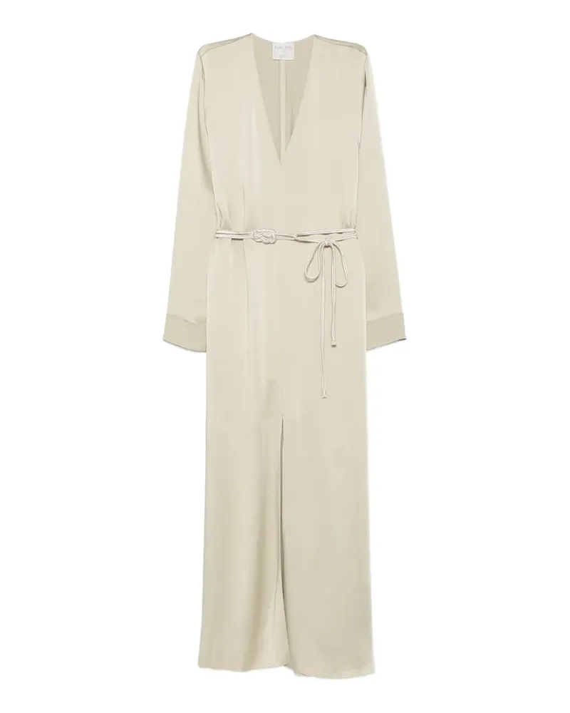 forte_forte Kleid aus Satin - Grün Grün