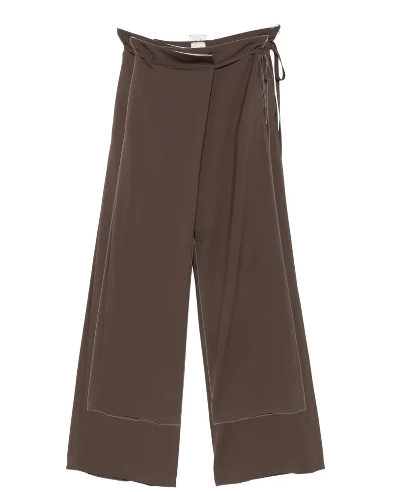 ALYSI Gewickelte Hose - Braun Braun