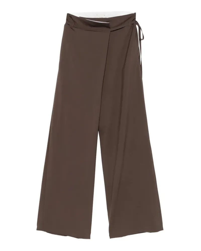 ALYSI Gewickelte Hose - Braun Braun