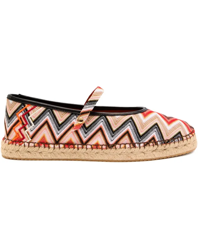 Missoni Lola Espadrilles mit Zickzackmuster - Rosa Rosa