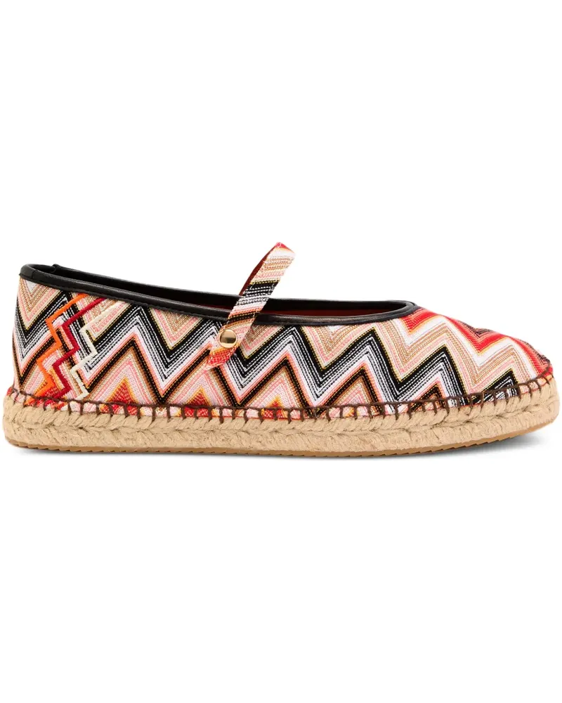 Missoni Lola Espadrilles mit Zickzackmuster - Rosa Rosa