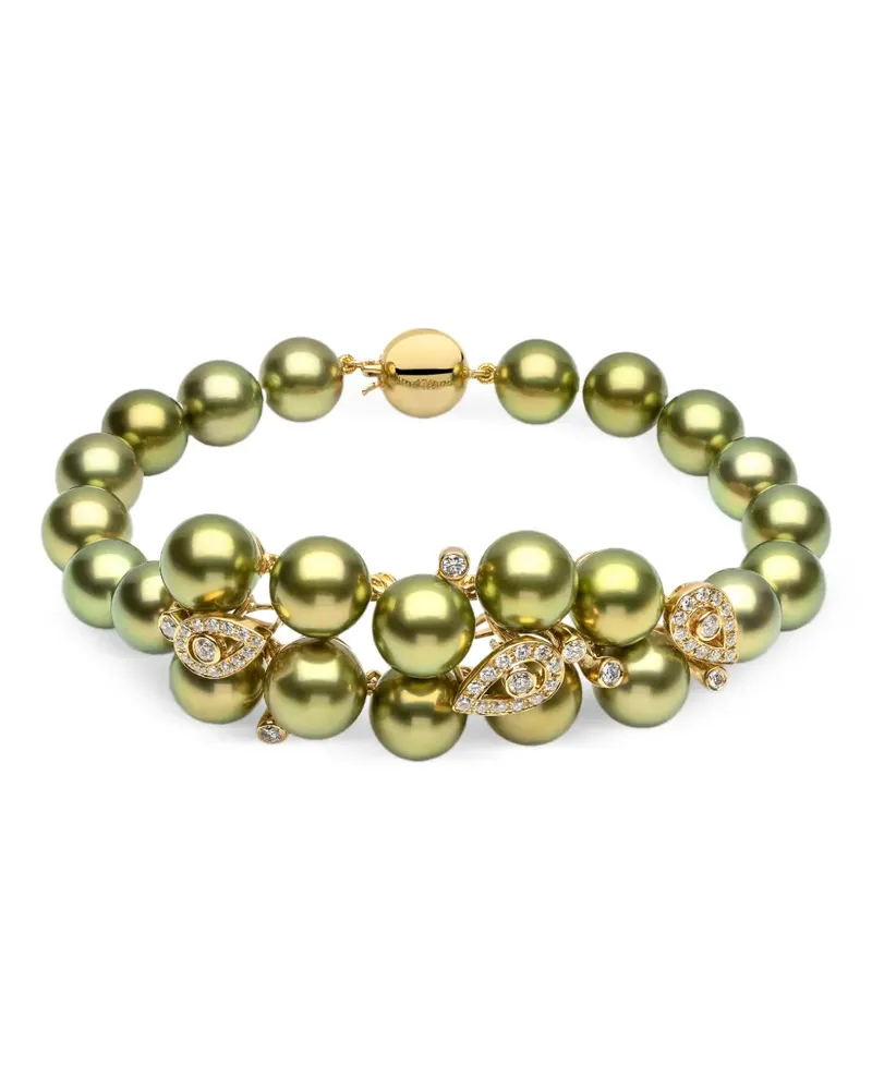 YOKO London 18kt Gelbgoldarmband mit Diamanten Gelb