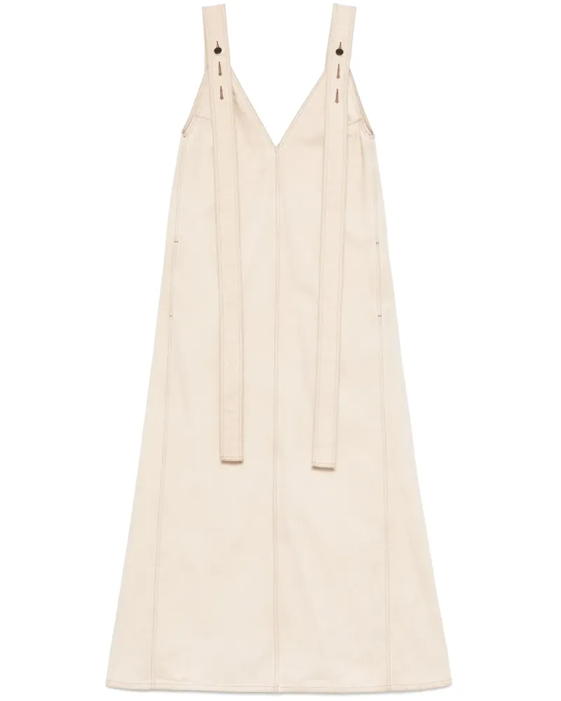 Uma Wang Aroma Maxikleid - Weiß Weiß