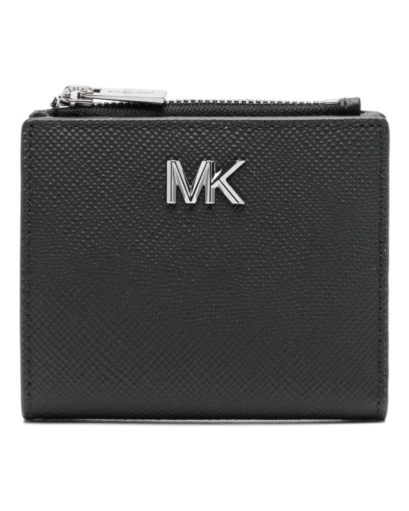 Michael Kors Edison Saffiano Portemonnaie - Schwarz Schwarz