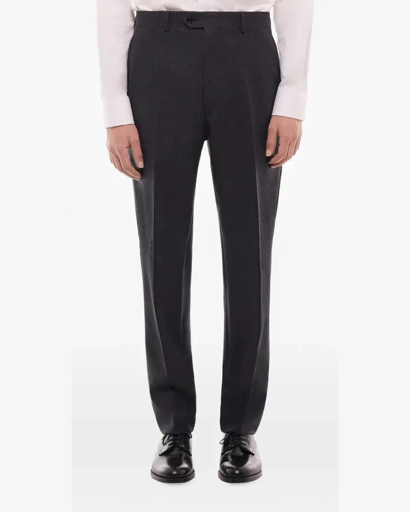 FURSAC pressed-crease tailored trousers - Grau Grau