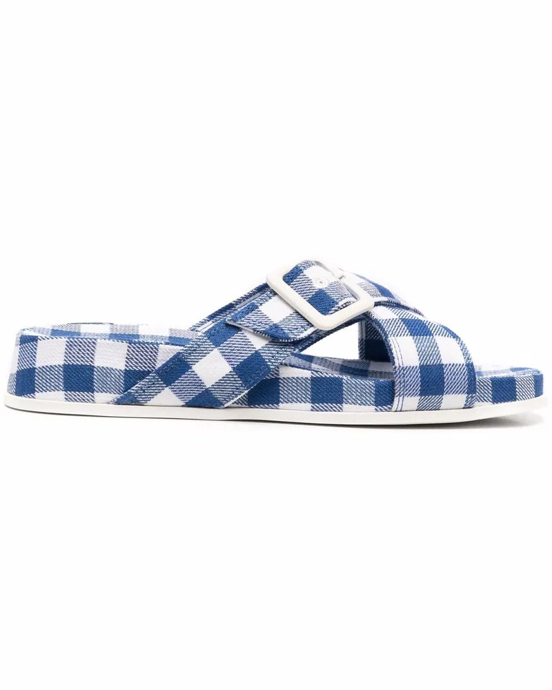 Camper Atonik Sandalen mit Vichy-Karo - Blau Blau