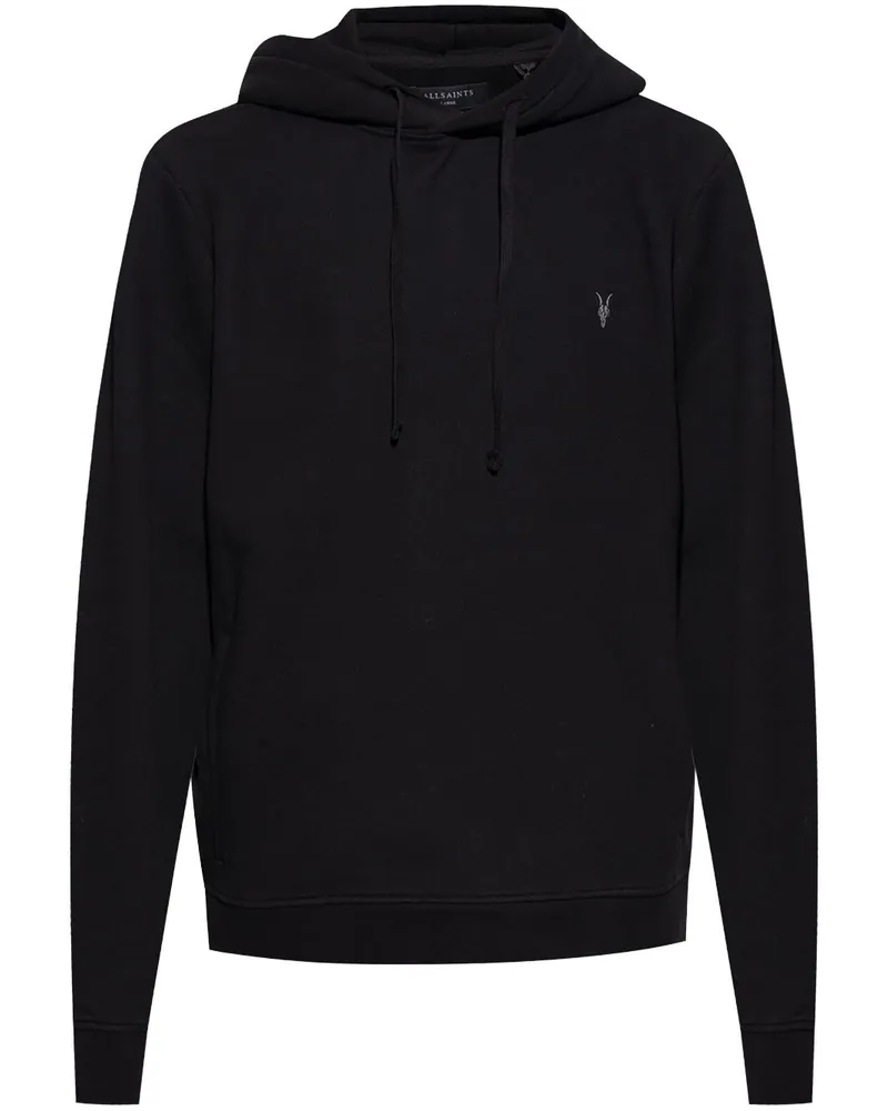 AllSaints Raven Hoodie aus Bio-Baumwolle - Schwarz Schwarz