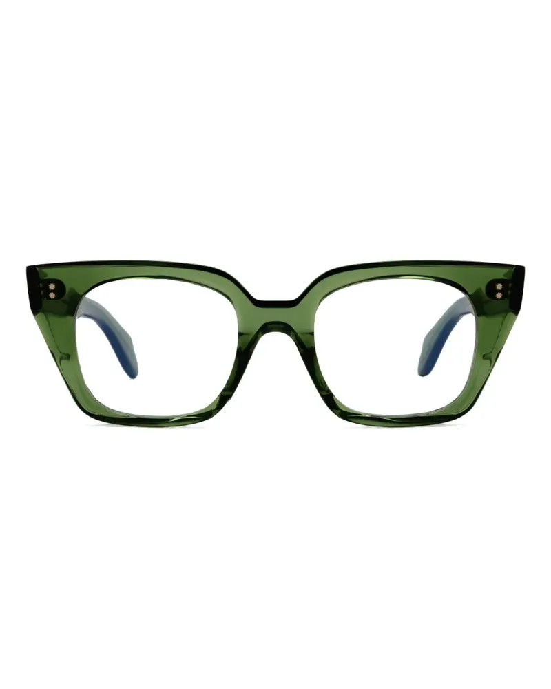 Cutler and Gross Brille mit eckigem Gestell - Grün Grün