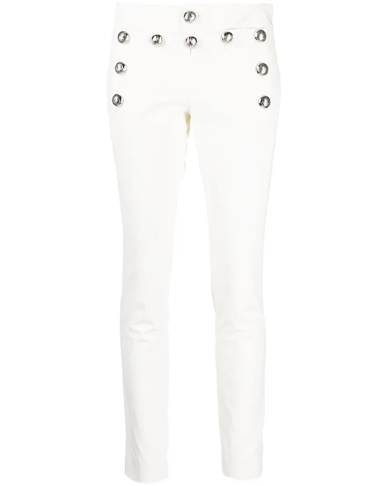 Gucci Schmale Hose - Weiß Weiß