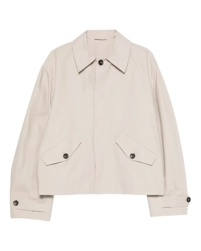 Séfr Cosme button-up flap-pocket jacket - Nude Nude