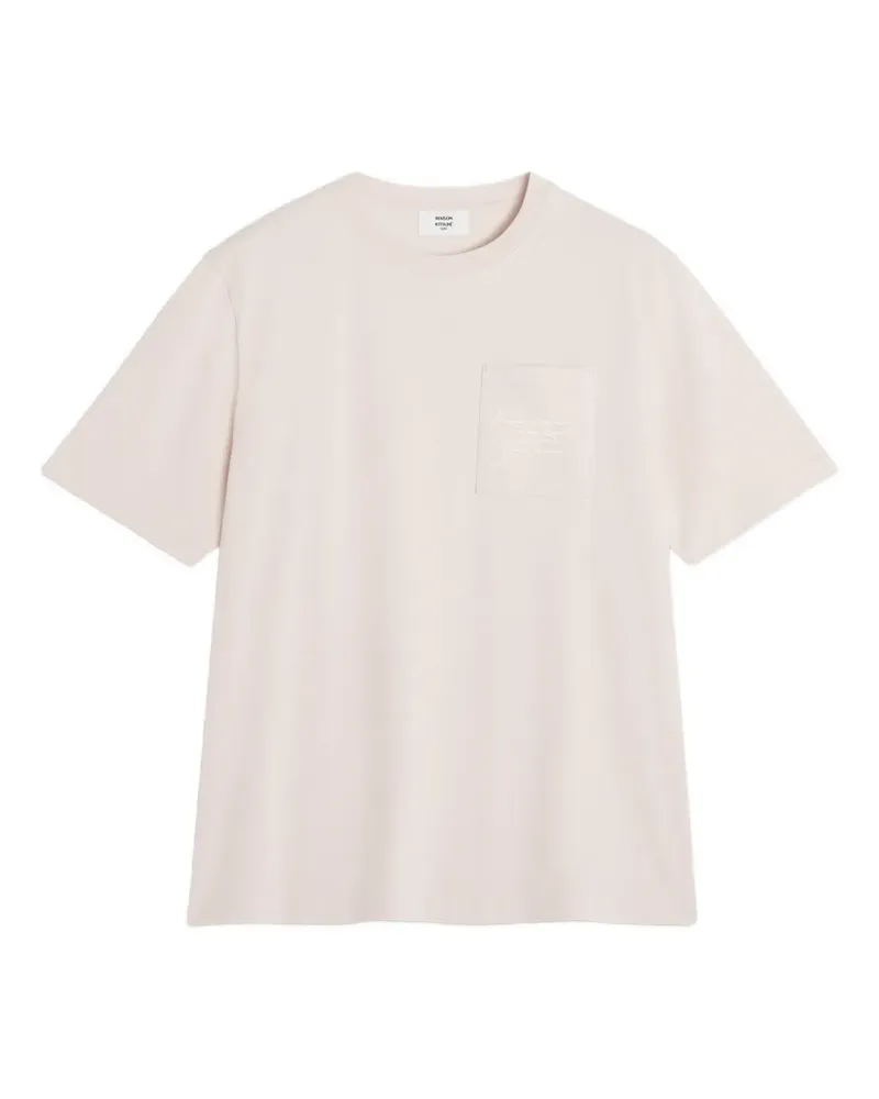 Kitsuné Poetic Script T-shirt - Nude Nude