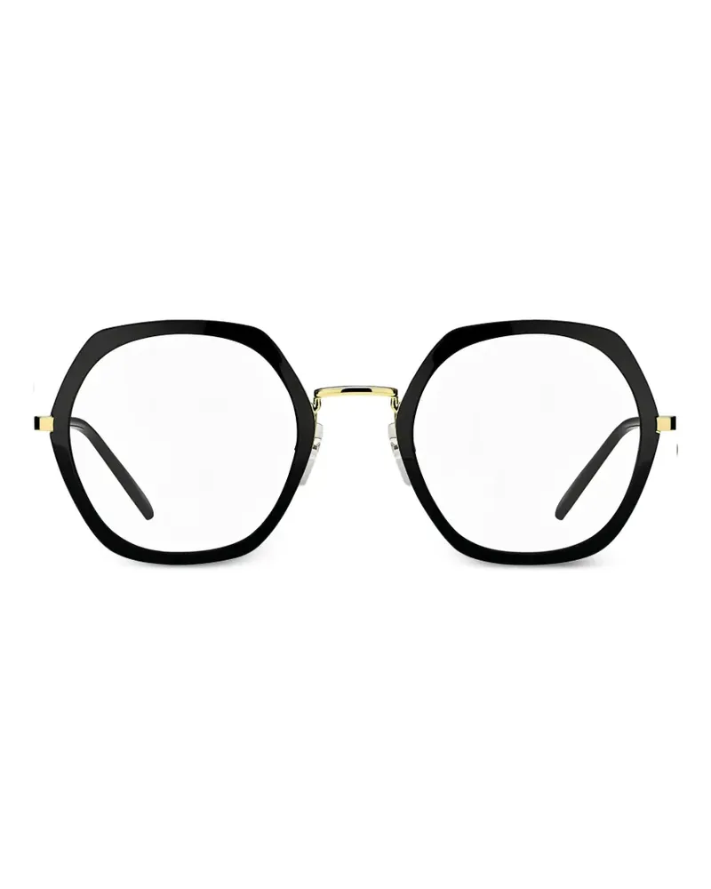 Marc Jacobs geometric full-rim glasses - Schwarz Schwarz