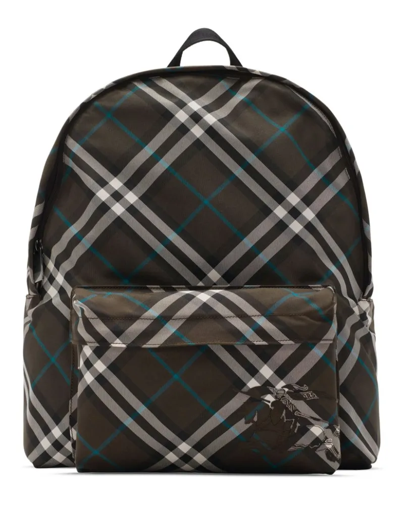 Burberry Rucksack mit Vintage-Check - Grün Grün