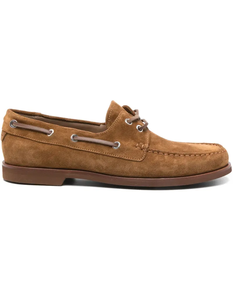 Gianvito Rossi Segelschuhe aus Wildleder - Braun Braun