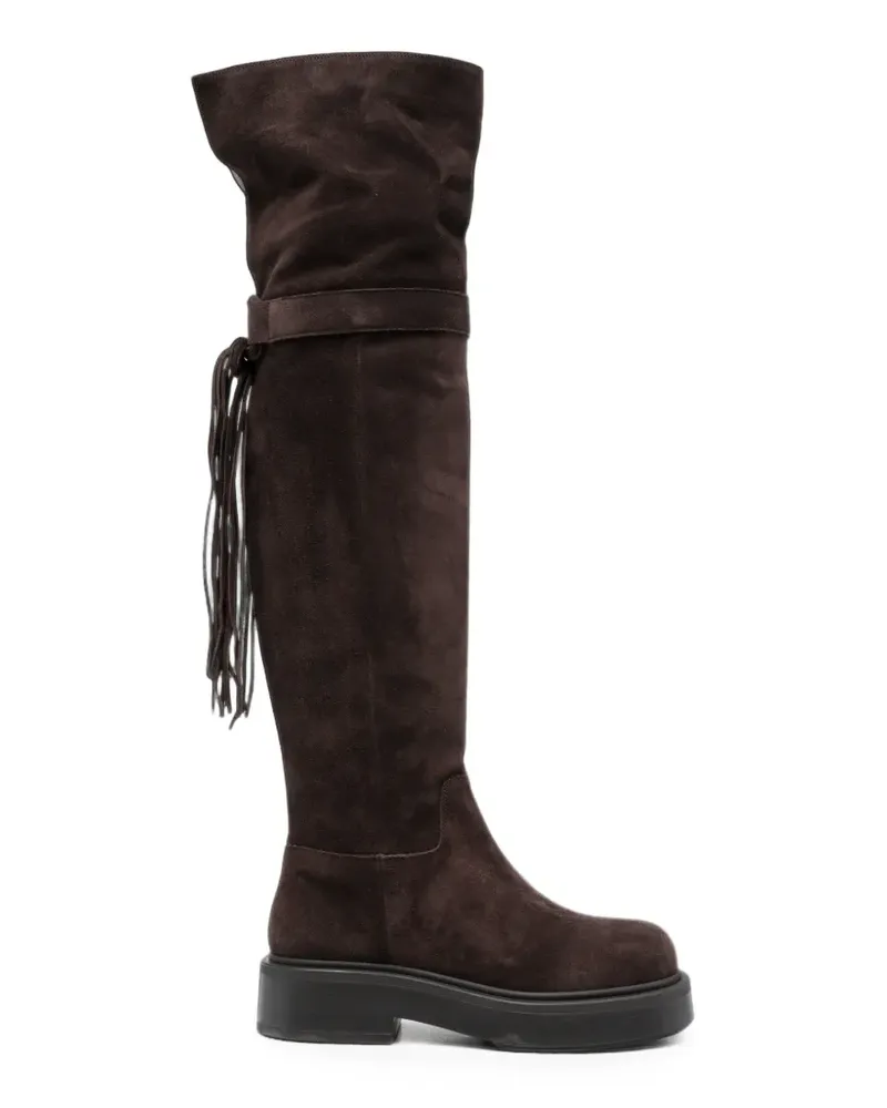Vic Matié Stiefel aus Leder - Braun Braun