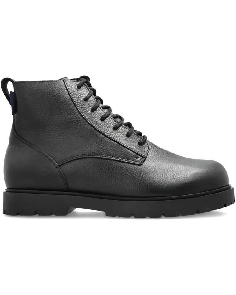 Birkenstock Highwood lace-up leather boots - Schwarz Schwarz