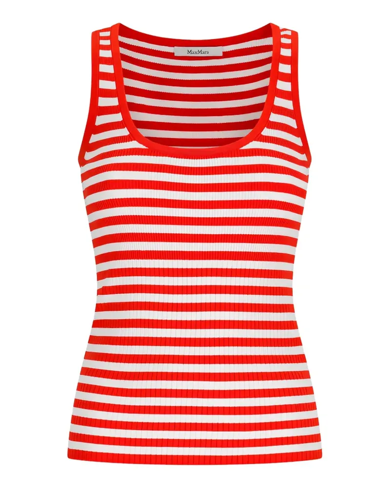 Max Mara striped tank top - Rot Rot