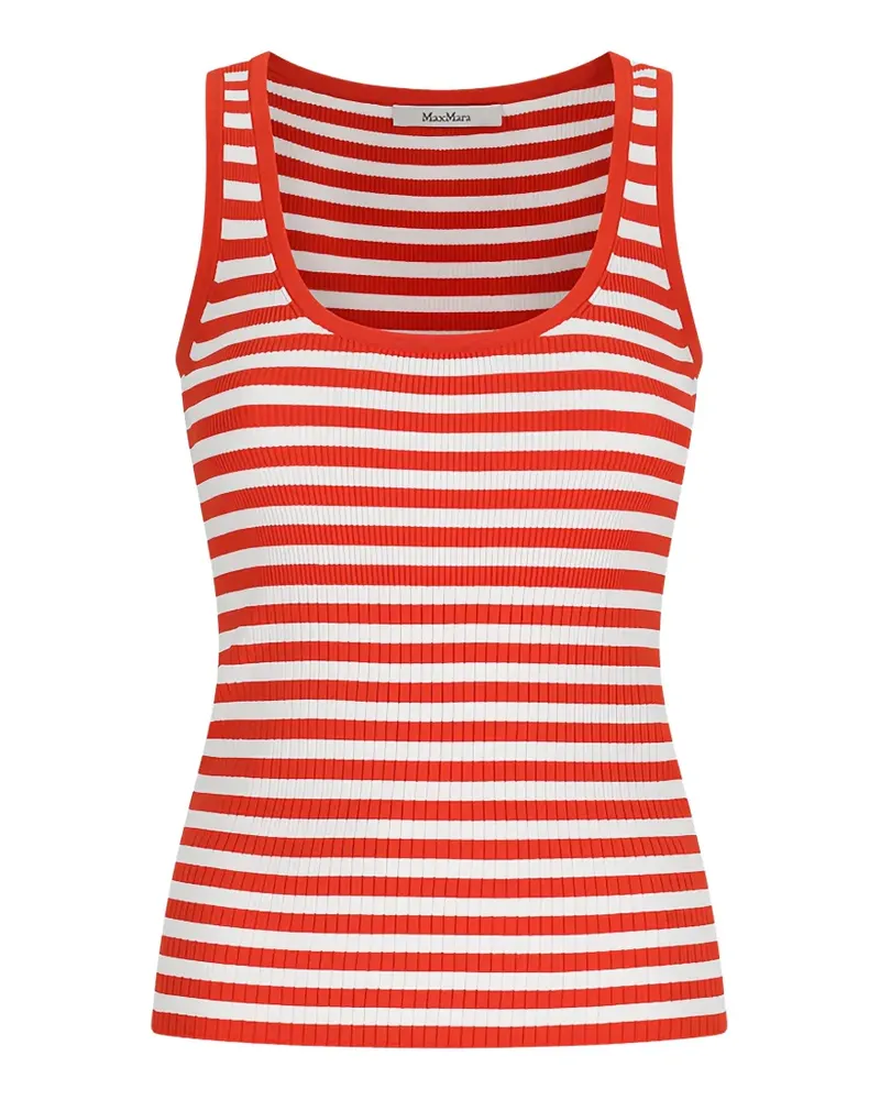 Max Mara striped tank top - Rot Rot