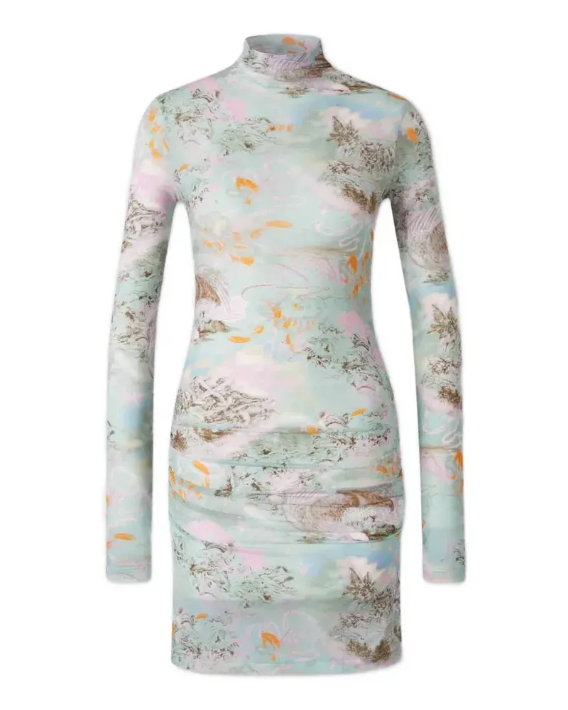 OFF-WHITE Kleid mit Raffungen - Grün Grün