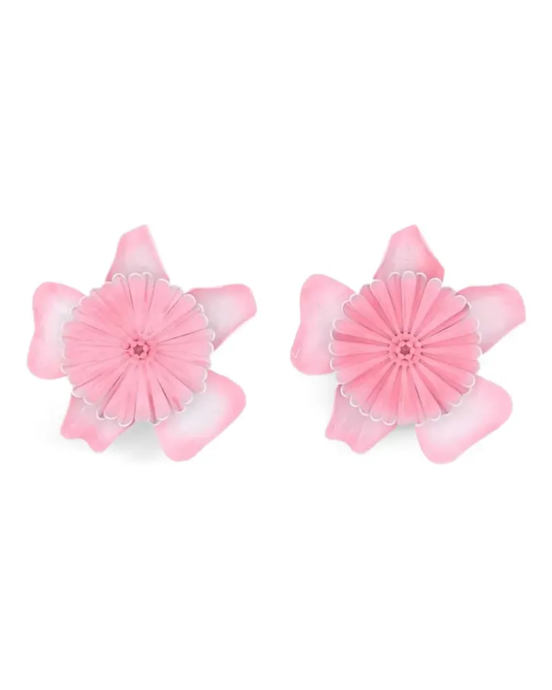 Chloé Bloom Ohrringe mit Blumenmotiv - Rosa Rosa