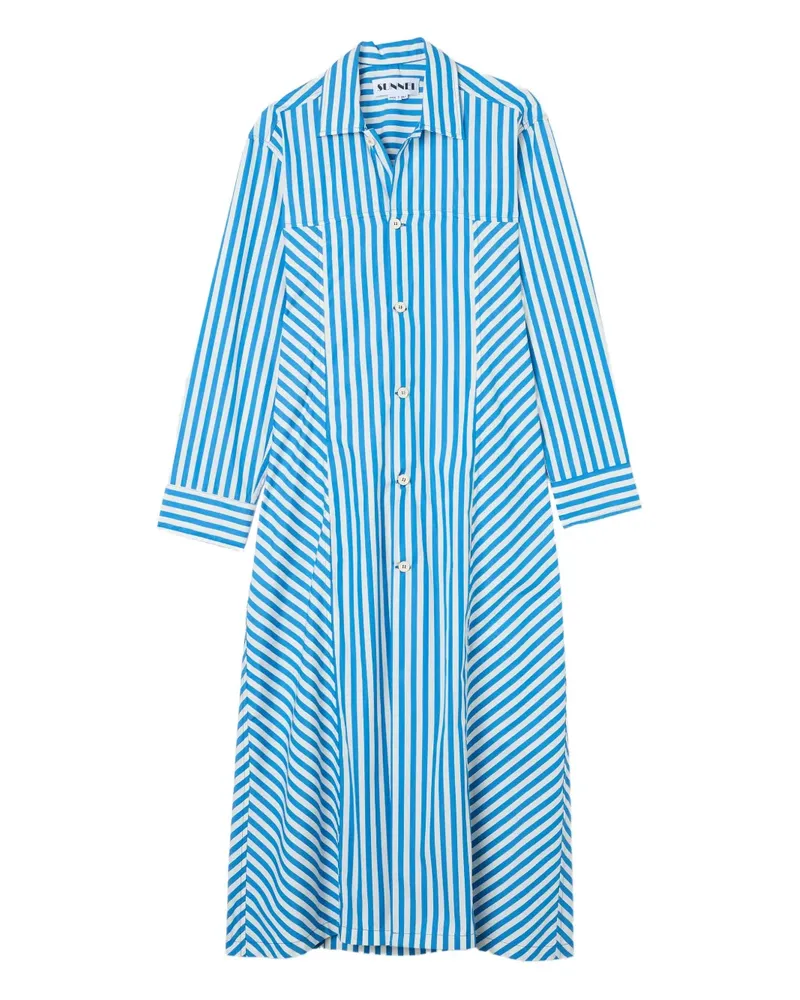 SUNNEI Gestreiftes Maxikleid - Blau Blau