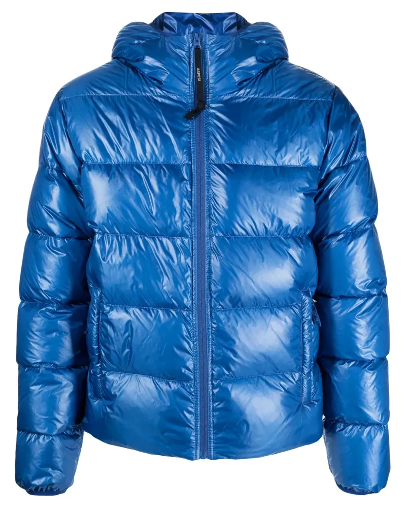 ASPESI Gefütterte Kapuzenjacke - Blau Blau