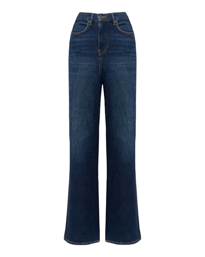 Veronica Beard Taylor Jeans mit weitem Bein - Blau Blau