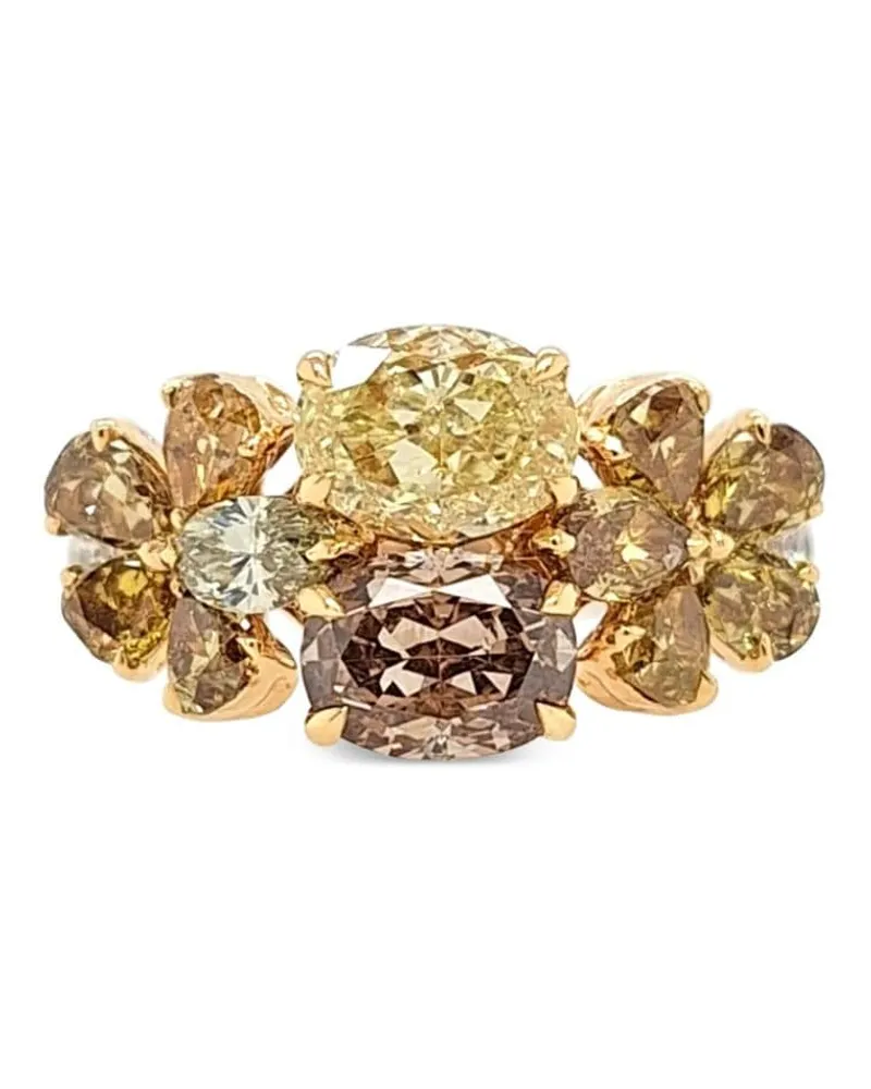 HYT Jewelry 18kt Weißgoldring mit Diamanten Gold