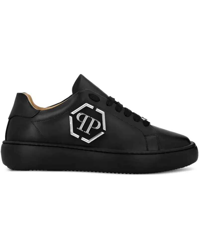 Philipp Plein Hexagon Sneakers - Schwarz Schwarz