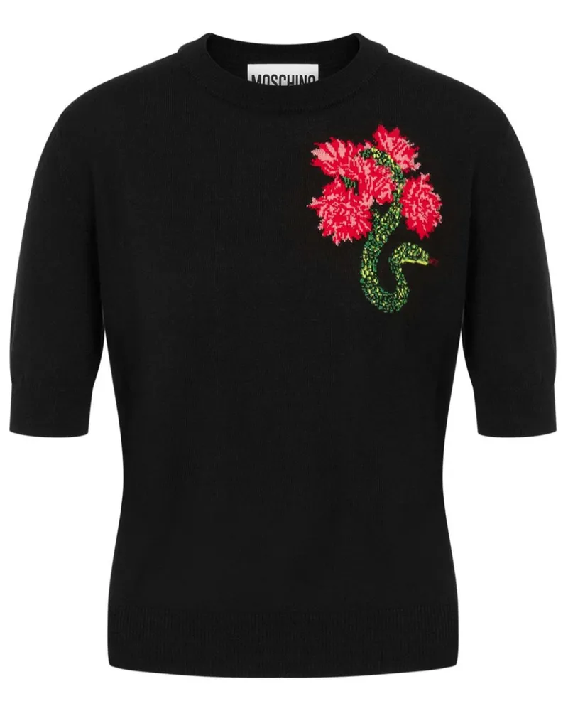 Moschino Gestricktes Top - Schwarz Schwarz