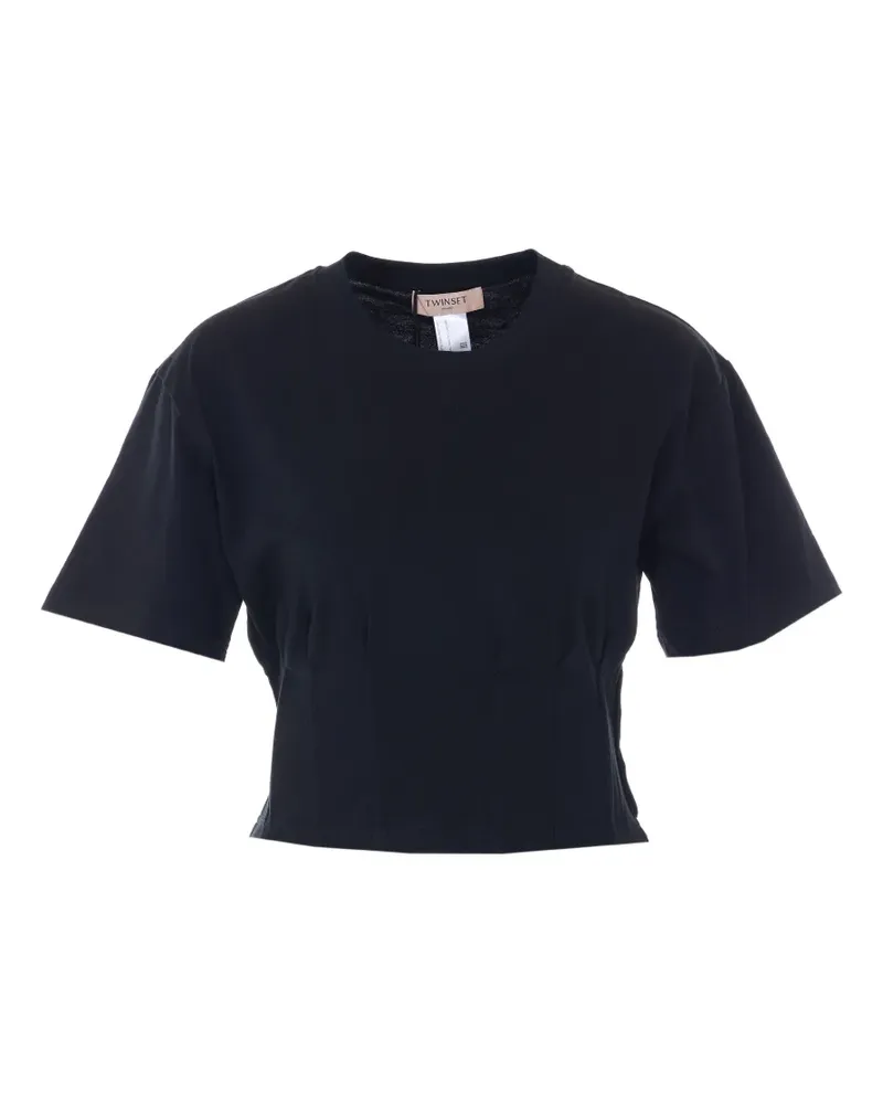 Twin-Set cropped T-shirt - Blau Blau