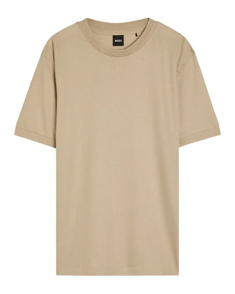 HUGO BOSS crew-neck T-shirt - Nude Nude