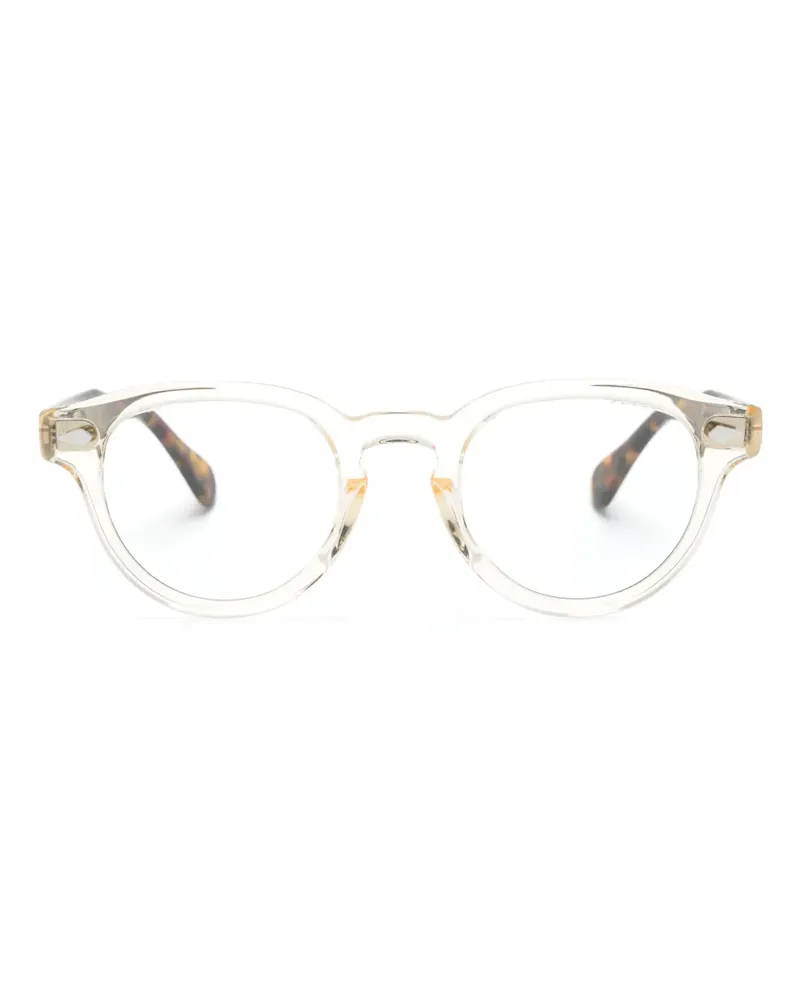 MOSCOT Maydela Brille mit rundem Gestell - Gelb Gelb