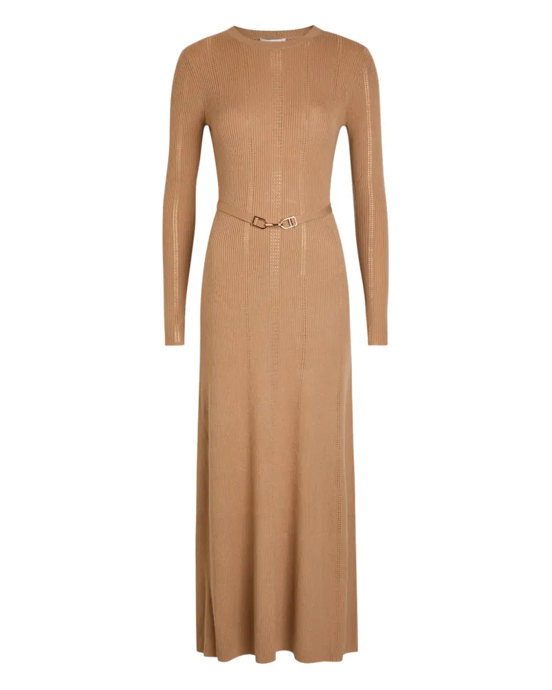 Gabriela Hearst long-sleeve midi dress - Nude Nude