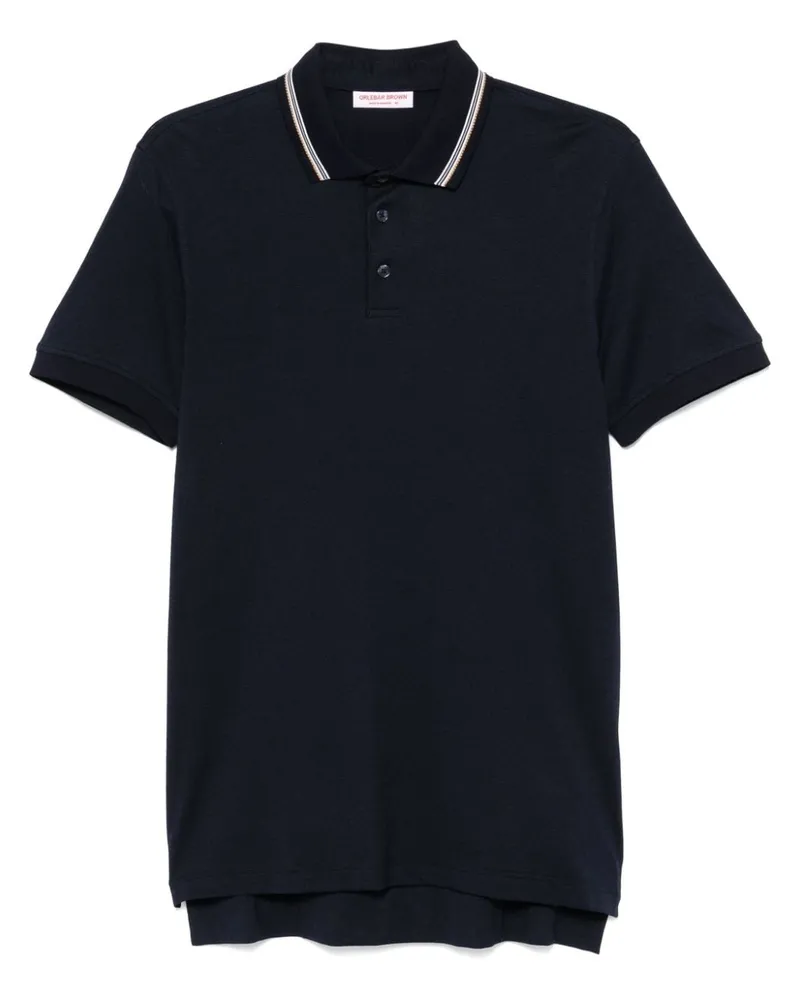 Orlebar Brown Dominic Ribbon Tippi Poloshirt - Blau Blau