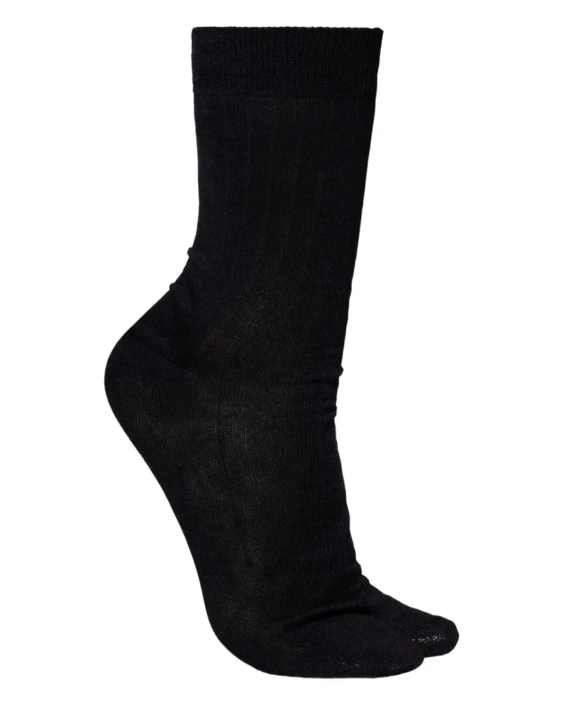 Maison Margiela Tabi Socken - Schwarz Schwarz