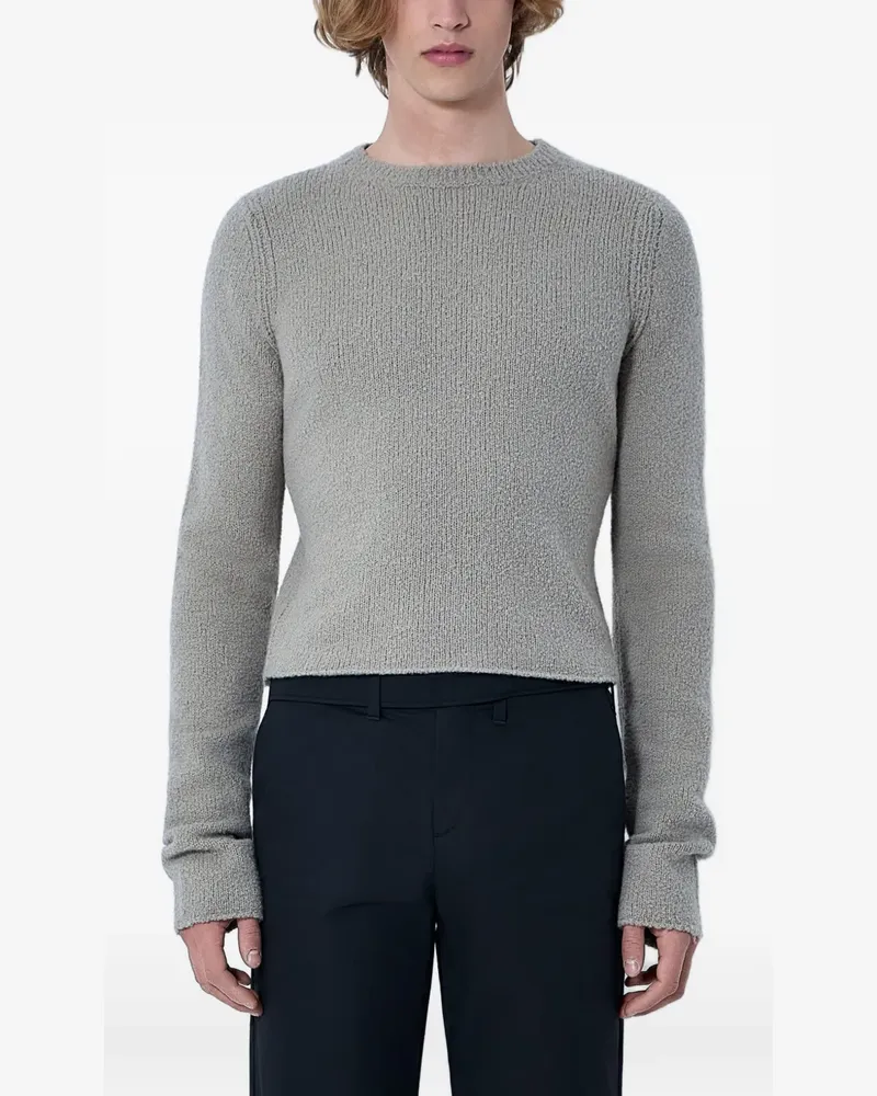 Rier boucle-knit wool sweater - Grau Grau