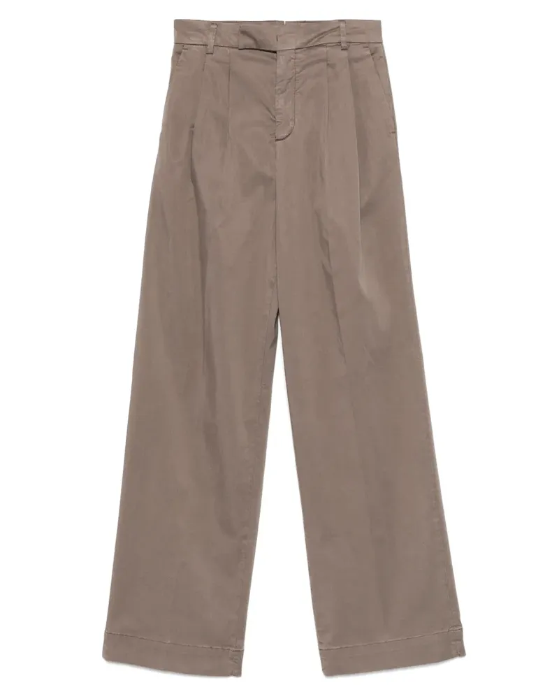Briglia 1949 Hose mit Bundfalten - Braun Braun